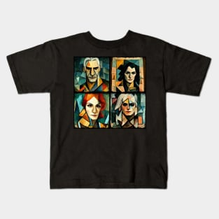 Cubist Pictures - Digital Art - Witcher Funny Kids T-Shirt